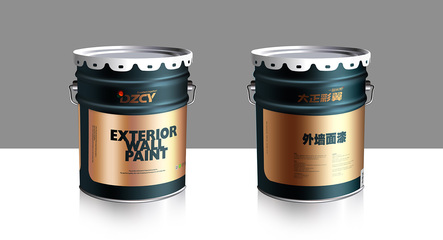 大正彩翼艺术涂料包装设计 色彩与创意的视觉交响